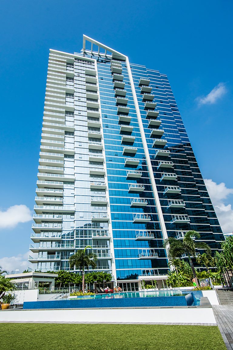 Project team reviewing wall panels